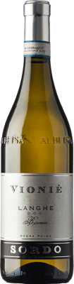 19,95 € Envio grátis | Vinho Branco Sordo Vionié D.O.C. Langhe Piemonte Itália Viognier 75 cl