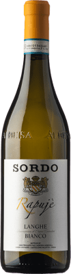 14,95 € Envio grátis | Vinho Branco Sordo Rapujé D.O.C. Langhe Piemonte Itália Viognier, Chardonnay, Sauvignon 75 cl