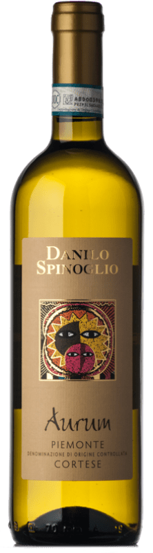 7,95 € Free Shipping | White Wine Spinoglio Aurum D.O.C. Piedmont Piemonte Italy Cortese 75 cl