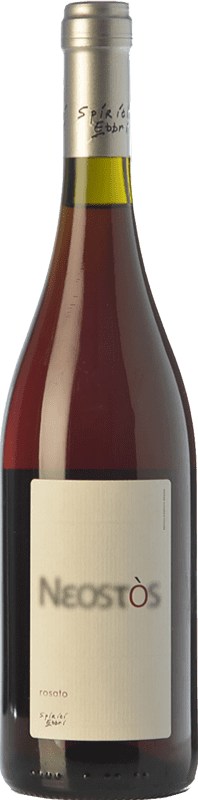 26,95 € Kostenloser Versand | Rosé-Wein Spiriti Ebbri Neostòs Rosato I.G.T. Calabria Kalabrien Italien Merlot, Greco Flasche 75 cl