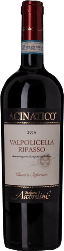 22,95 € Free Shipping | Red wine Stefano Accordini Acinatico D.O.C. Valpolicella Ripasso Veneto Italy Corvina, Rondinella, Corvinone, Molinara Bottle 75 cl