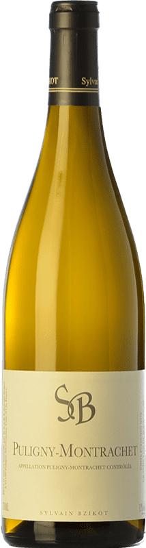 62,95 € Бесплатная доставка | Белое вино Sylvain Bzikot старения A.O.C. Puligny-Montrachet Бургундия Франция Chardonnay бутылка 75 cl