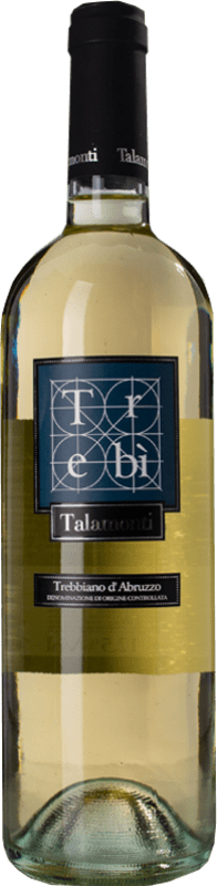 11,95 € Бесплатная доставка | Белое вино Talamonti Trebì D.O.C. Trebbiano d'Abruzzo Абруцци Италия Trebbiano d'Abruzzo бутылка 75 cl