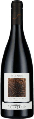 78,95 € Envío gratis | Vino Tinto Château Pesquié Ascensio A.O.C. Côtes du Ventoux Rhône Francia Syrah, Garnacha Eco — Ecológico 75 cl