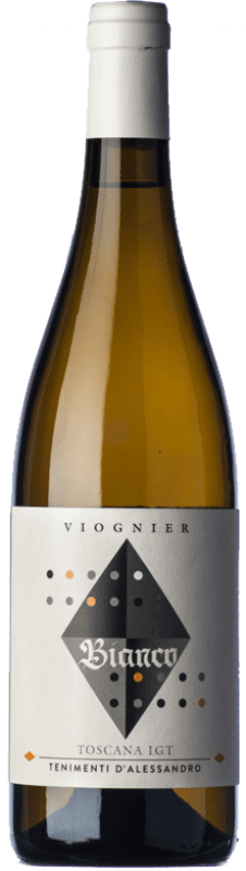 19,95 € Envoi gratuit | Vin blanc Tenimenti d'Alessandro Bianco I.G.T. Toscana Toscane Italie Viognier Biologique Bouteille 75 cl