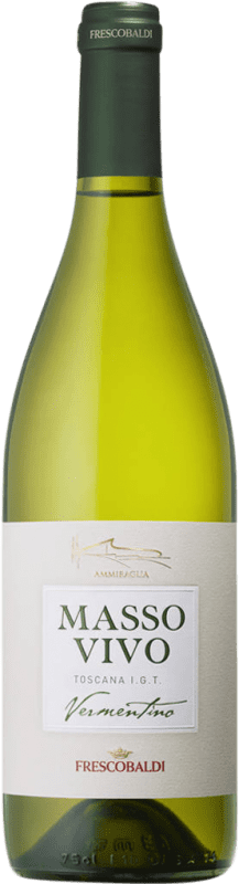22,95 € Envío gratis | Vino Blanco Marchesi de' Frescobaldi Tenuta Ammiraglia Massovivo I.G.T. Toscana Toscana Italia Vermentino 75 cl