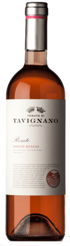 10,95 € 免费送货 | 桃红葡萄酒 Tavignano I.G.T. Marche 马尔凯 意大利 Sangiovese — 桑娇维塞, Lacrima — 拉克里玛 Eco — 生态 有机 天然 75 cl