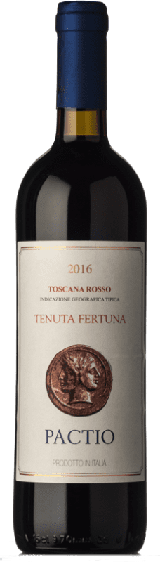 13,95 € Free Shipping | Red wine Fertuna Pactio I.G.T. Toscana Tuscany Italy Merlot, Cabernet Sauvignon, Sangiovese Bottle 75 cl