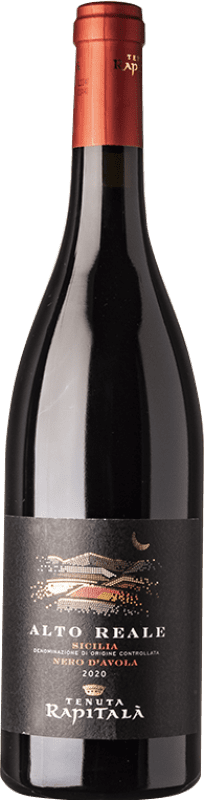 21,95 € Free Shipping | Red wine Rapitalà Alto Nero D.O.C. Sicilia Sicily Italy Nero d'Avola Bottle 75 cl