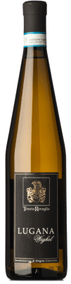15,95 € Envio grátis | Vinho branco Roveglia Wighel D.O.C. Lugana Lombardia Itália Trebbiano di Lugana Garrafa 75 cl