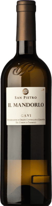 23,95 € Spedizione Gratuita | Vino bianco San Pietro Il Mandorlo D.O.C.G. Cortese di Gavi Piemonte Italia Cortese Bottiglia 75 cl