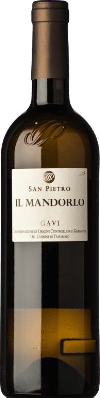 22,95 € Kostenloser Versand | Weißwein San Pietro Il Mandorlo D.O.C.G. Cortese di Gavi Piemont Italien Cortese Flasche 75 cl