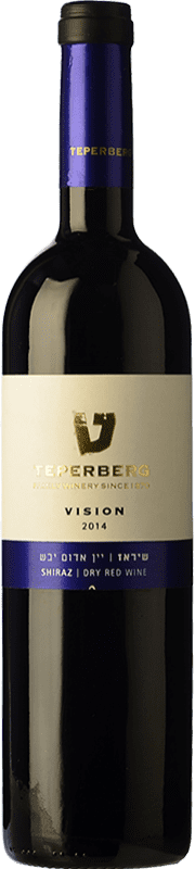 17,95 € Kostenloser Versand | Rotwein Teperberg Vision Shiraz Eiche Israel Syrah Flasche 75 cl