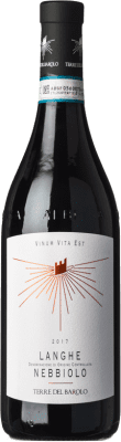 13,95 € Free Shipping | Red wine Terre del Barolo D.O.C. Langhe Piemonte Italy Nebbiolo Bottle 75 cl
