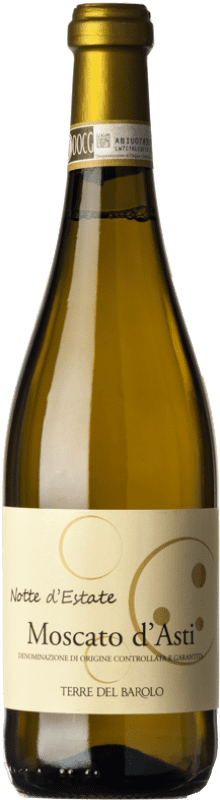 14,95 € Бесплатная доставка | Сладкое вино Terre del Barolo Notte d'Estate D.O.C.G. Moscato d'Asti Пьемонте Италия Muscat White бутылка 75 cl