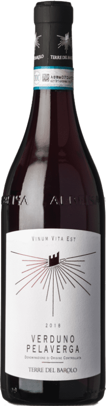 18,95 € Envio grátis | Vinho tinto Terre del Barolo D.O.C. Verduno Pelaverga Piemonte Itália Pelaverga Garrafa 75 cl