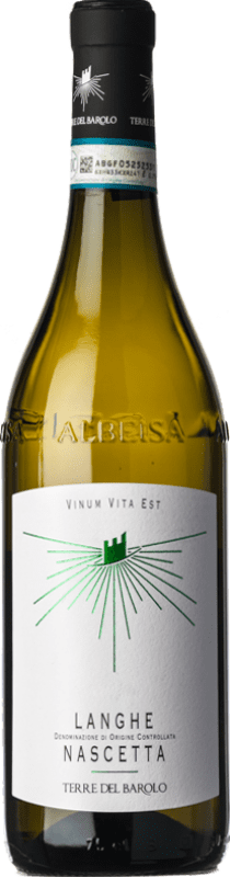 14,95 € Бесплатная доставка | Белое вино Terre del Barolo D.O.C. Langhe Пьемонте Италия Nascetta бутылка 75 cl
