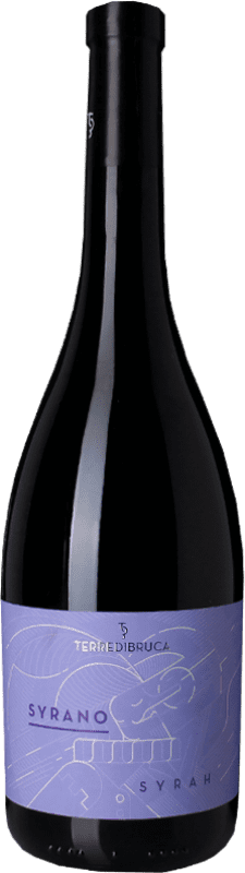11,95 € Envío gratis | Vino tinto Terre di Bruca Syrano D.O.C. Sicilia Sicilia Italia Syrah Botella 75 cl
