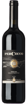 44,95 € Бесплатная доставка | Красное вино Terre di Talamo Per Cecco I.G.T. Toscana Тоскана Италия Petit Verdot бутылка 75 cl