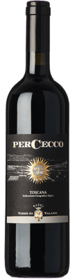 44,95 € Envoi gratuit | Vin rouge Terre di Talamo Per Cecco I.G.T. Toscana Toscane Italie Petit Verdot Bouteille 75 cl