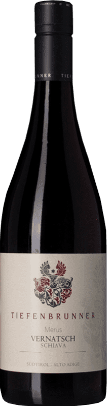 12,95 € Envío gratis | Vino tinto Tiefenbrunner Merus D.O.C. Alto Adige Trentino-Alto Adige Italia Schiava Botella 75 cl