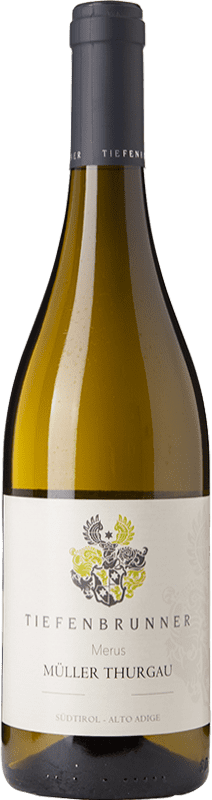 11,95 € Free Shipping | White wine Tiefenbrunner Merus D.O.C. Alto Adige Trentino-Alto Adige Italy Müller-Thurgau Bottle 75 cl
