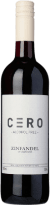 8,95 € 免费送货 | 红酒 Cero 加州 美国 Zinfandel 瓶子 75 cl 不含酒精