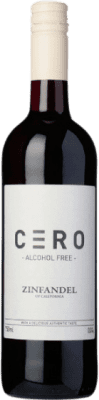 8,95 € Free Shipping | Red Wine Cero California United States Zinfandel 75 cl Alcohol-Free