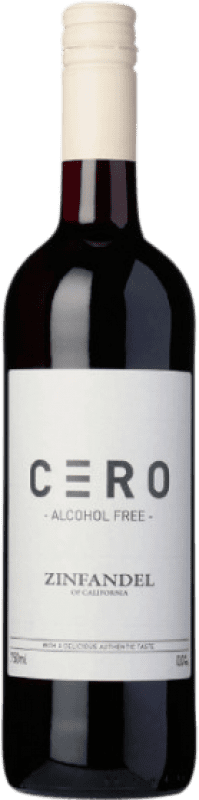 8,95 € Spedizione Gratuita | Vino rosso Cero California stati Uniti Zinfandel Bottiglia 75 cl Senza Alcol