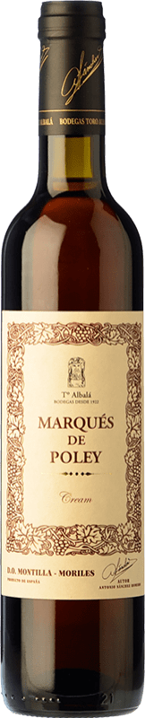 25,95 € 免费送货 | 强化酒 Toro Albalá Marqués de Poley Cream D.O. Montilla-Moriles 安达卢西亚 西班牙 Pedro Ximénez 瓶子 Medium 50 cl