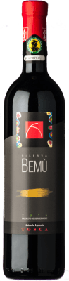 26,95 € Бесплатная доставка | Красное вино Tosca Bemù Резерва D.O.C. Valcalepio Ломбардии Италия Merlot — Мерло, Cabernet Sauvignon — Каберне Совиньон Eco — Эко Био Органический 75 cl