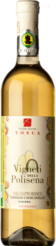 12,95 € Бесплатная доставка | Белое вино Tosca Vigneti della Polisena D.O.C. Valcalepio Ломбардии Италия Chardonnay, Pinot Grey бутылка 75 cl