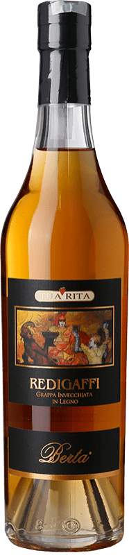88,95 € Spedizione Gratuita | Grappa Tua Rita Redigaffi I.G.T. Grappa Toscana Toscana Italia Bottiglia Medium 50 cl