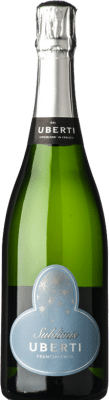 54,95 € Бесплатная доставка | Белое игристое Uberti Dosaggio Zero Sublimis Природа Брута D.O.C.G. Franciacorta Ломбардии Италия Chardonnay бутылка 75 cl