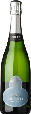 54,95 € 免费送货 | 白起泡酒 Uberti Dosaggio Zero Sublimis Brut Nature D.O.C.G. Franciacorta 伦巴第 意大利 Chardonnay 瓶子 75 cl