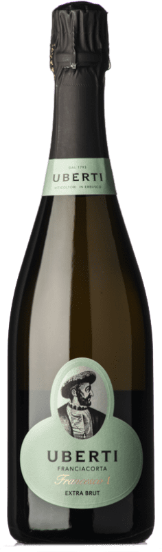 31,95 € Envoi gratuit | Blanc mousseux Uberti Francesco I Extra- Brut D.O.C.G. Franciacorta Lombardia Italie Pinot Noir, Chardonnay, Pinot Blanc Bouteille 75 cl
