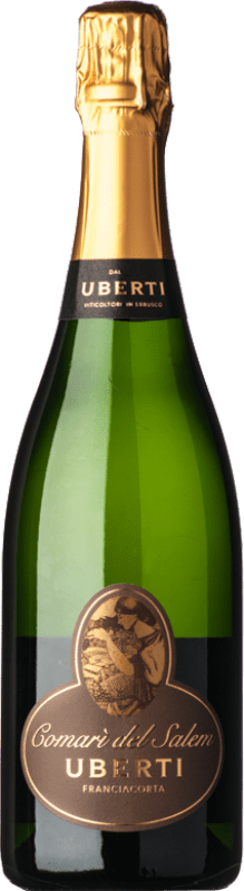 49,95 € Envio grátis | Espumante branco Uberti Comarì del Salem Extra Brut D.O.C.G. Franciacorta Lombardia Itália Chardonnay, Pinot Branco Garrafa 75 cl