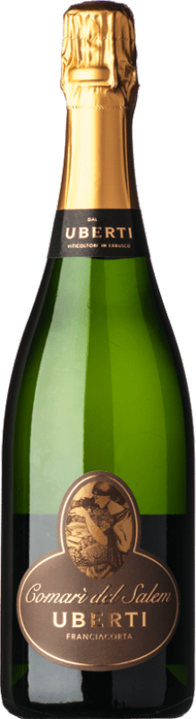 52,95 € 免费送货 | 白起泡酒 Uberti Comarì del Salem Extra Brut — 特干型起泡酒 D.O.C.G. Franciacorta 伦巴第 意大利 Chardonnay — 莎当妮, Pinot Blanc — 白皮诺 75 cl