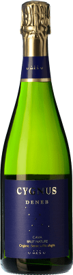 19,95 € 免费送货 | 白起泡酒 U Més U Cygnus sin Sulfitos Añadidos Brut Nature 预订 D.O. Cava 西班牙 Xarel·lo 瓶子 75 cl