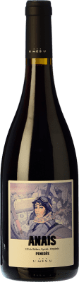 10,95 € Spedizione Gratuita | Vino rosso U Més U Anais Negre Quercia D.O. Penedès Catalogna Spagna Tempranillo, Syrah Bottiglia 75 cl