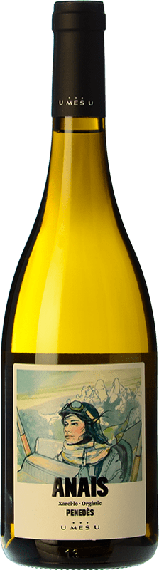 9,95 € Spedizione Gratuita | Vino bianco U Més U Anais D.O. Penedès Catalogna Spagna Xarel·lo Bottiglia 75 cl