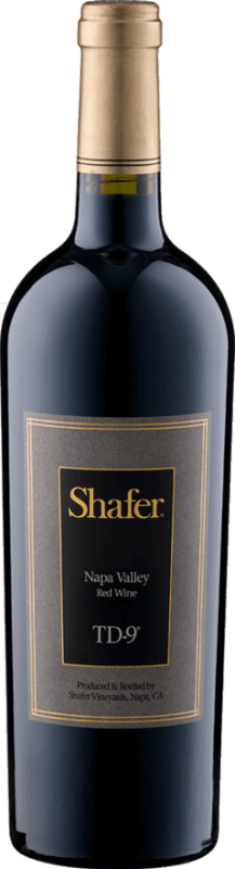 109,95 € Бесплатная доставка | Красное вино Shafer TD9 I.G. Napa Valley Калифорния Соединенные Штаты Merlot — Мерло, Cabernet Sauvignon — Каберне Совиньон, Malbec — Мальбек 75 cl