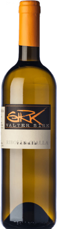 22,95 € Spedizione Gratuita | Vino bianco Valter Sirk I.G. Primorska Goriška Brda Slovenia Ribolla Gialla Bottiglia 75 cl