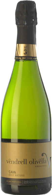 16,95 € Envoi gratuit | Vin Mousseux Blanc Vendrell Olivella Brut Nature Original D.O. Cava Espagne Macabeo — Macabeu, Xarel·lo, Parellada Bouteille 75 cl