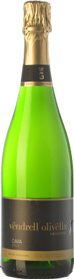 14,95 € Бесплатная доставка | Белое игристое вино Vendrell Olivella Brut — брют Оригинальный D.O. Cava Испания Macabeo — Макабео, Xarel·lo — Шарелло, Parellada — Парельяда Бутылка 75 cl