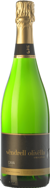 13,95 € 送料無料 | 白スパークリングワイン Vendrell Olivella Original Brut D.O. Cava スペイン Macabeo, Xarel·lo, Parellada ボトル 75 cl