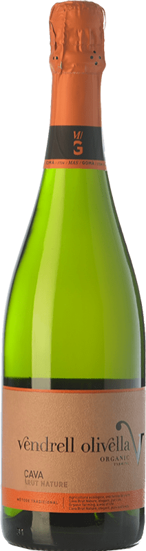 18,95 € 免费送货 | 白起泡酒 Vendrell Olivella Organic Brut Nature D.O. Cava 西班牙 Macabeo, Xarel·lo, Parellada 瓶子 75 cl