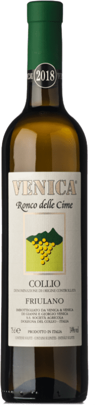 27,95 € Envio grátis | Vinho branco Venica & Venica Ronco delle Cime D.O.C. Collio Goriziano-Collio Friuli-Venezia Giulia Itália Friulano Garrafa 75 cl