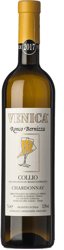 24,95 € Бесплатная доставка | Белое вино Venica & Venica Ronco Bernizza D.O.C. Collio Goriziano-Collio Фриули-Венеция-Джулия Италия Chardonnay бутылка 75 cl