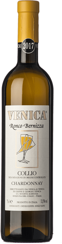 23,95 € Envio grátis | Vinho branco Venica & Venica Ronco Bernizza D.O.C. Collio Goriziano-Collio Friuli-Venezia Giulia Itália Chardonnay Garrafa 75 cl